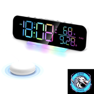 Reloj Gamer con Luces LED